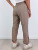 Bavlněné Teplákové Kalhoty Volného Střihu | cappuccino A132