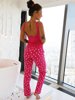 Bavlněné Volné Kalhoty S Motýlkem Na Pyžamu | růžová P10